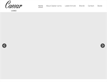 Tablet Screenshot of caesaruomo.com